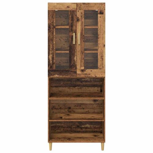 Висок шкаф Старо дърво 69,5 x 34 x 180 см