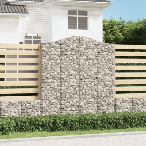 Габионни кошници арка 8 бр 200x50x220/240 см поцинковано желязо