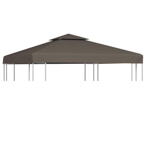 Двоен покрив за шатра, 310 г/м², 3x3 м, таупе