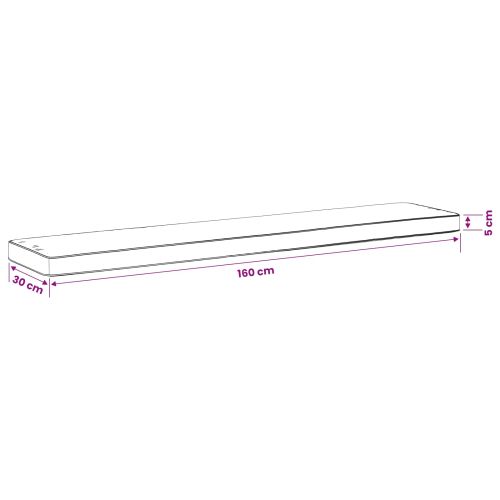 Калъфи за пейки, 2 части VUGHT 2 pcs 100% полиестер