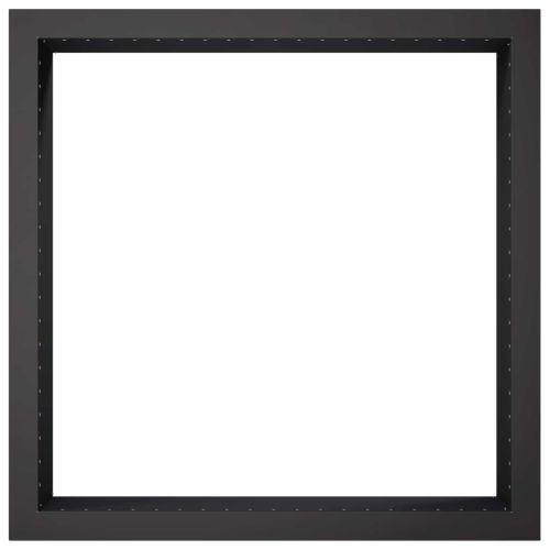 Ринг за огнище Черно 80 x 80 x 25 см Стомана