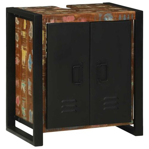 Комплект мебели за баня 4 бр. Многоцветен 55 x 35 x 60 см
