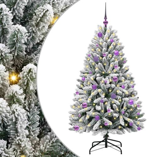 С изкуствено коледно дърво 150 cm 150 LED светодиода Топло бяло
