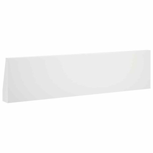 Задържащи стени 6 бр. 80 x 12 x 50 см Стомана Бяло