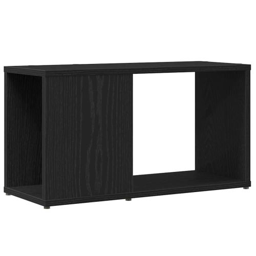 ТВ шкаф Черен дъб 60x24x32 cm Инженерна дървесина