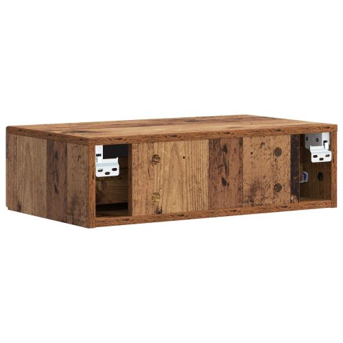 Стенен страничен масичка 59 x 34,5 x 17 см Инженерна дървесина