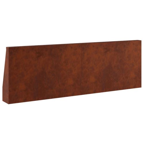 Задържащи стени 2 бр. 60 x 12 x 50 см Кортенова стомана