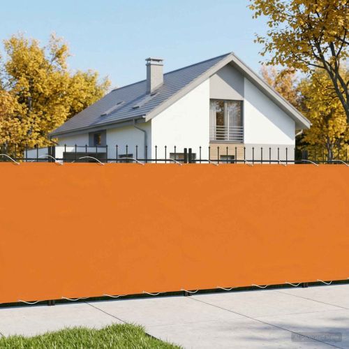 Прозорец за балкон 150 x 1000 cm Тъкан с PU покритие Оранжево