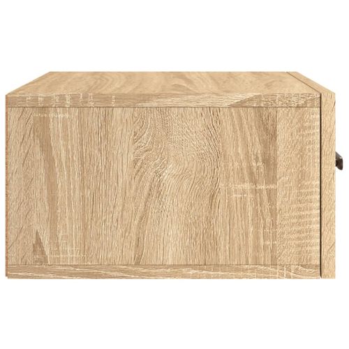 Нощни шкафчета за стенен монтаж, 2 бр, сонома дъб, 35x35x20 см
