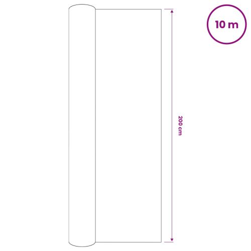 Засенчваща мрежа зелена 2x10 м HDPE 195 г/м²