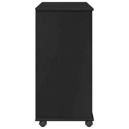 Плъзгащ кабинет 63,5 x 39 x 79 см Солиден бор Черно