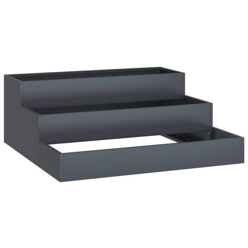 Градинска саксия Антрацит 90 x 90 x 35 см