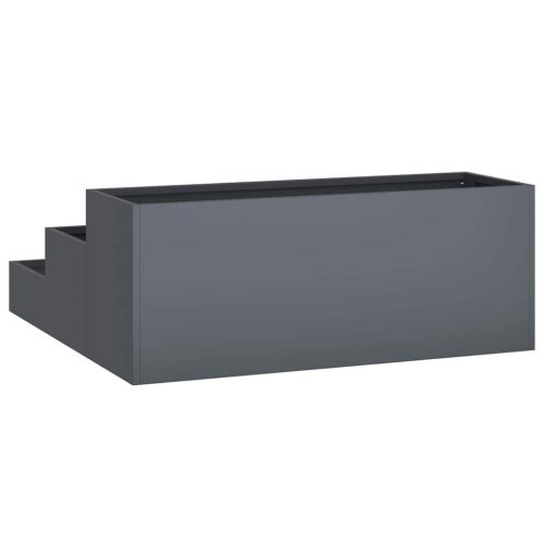 Градинска саксия Антрацит 90 x 90 x 35 см