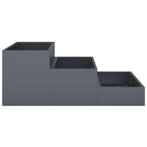 Градинска саксия Антрацит 90 x 90 x 35 см