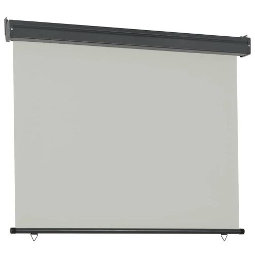 Вертикална тента за балкон, 125x250 см, сива