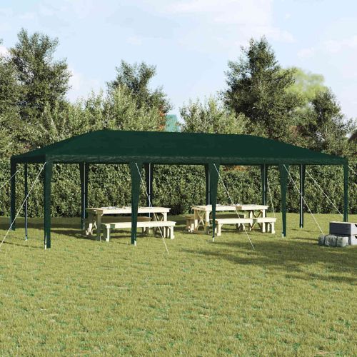 Парти шатър Зелен 800 x 400 x 266 см Полиетилен и стомана