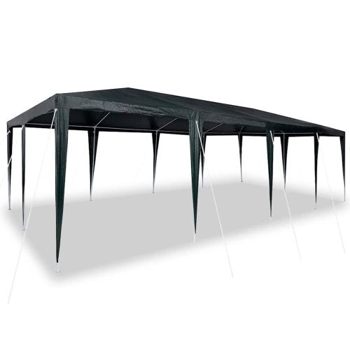 Парти шатър Зелен 800 x 400 x 266 см Полиетилен и стомана