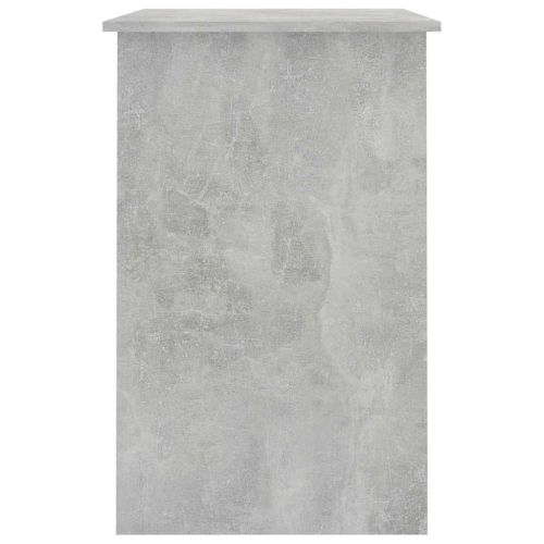 Бюро, бетонно сиво, 100x50x76 см, инженерно дърво