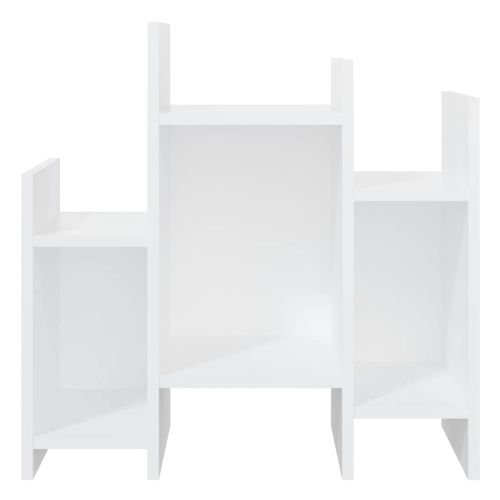 Страничен шкаф, бял, 60x26x60 см, инженерно дърво