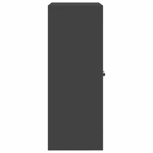 Шкаф за съхранение Черен 80 x 40 x 105 см Стомана