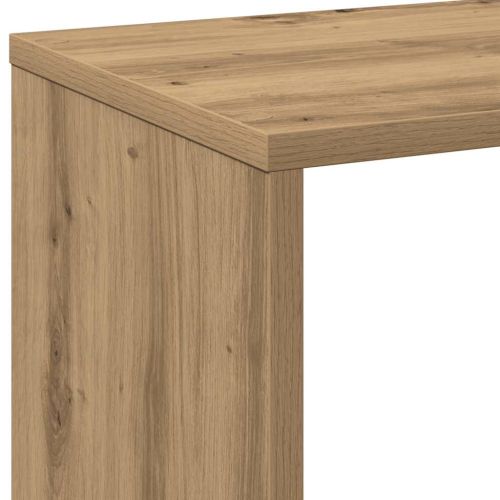 Разделител за стая / библиотека, дъб артизан, 102x29x103,5 см