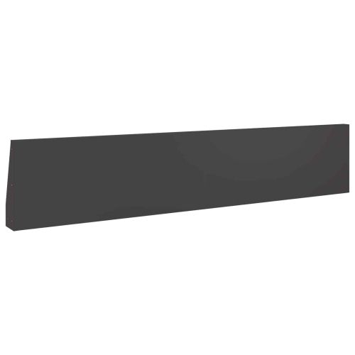 Задържащи стени 6 бр. 100 x 12 x 50 см Стомана Черно