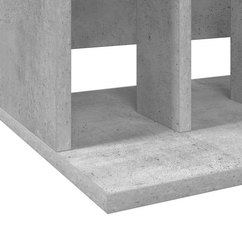 Съхранение на винилови плочи Бетонно сиво 42 x 33 x 36 см