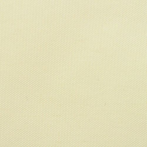 Балконски екран от оксфорд плат, 75x600 см, кремав