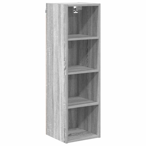 Висящ шкаф Сив Сонома 30 x 29,5 x 100 см Инженерна дървесина