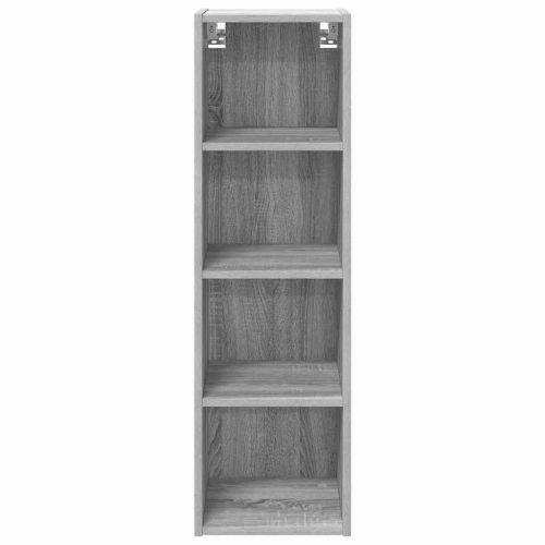 Висящ шкаф Сив Сонома 30 x 29,5 x 100 см Инженерна дървесина