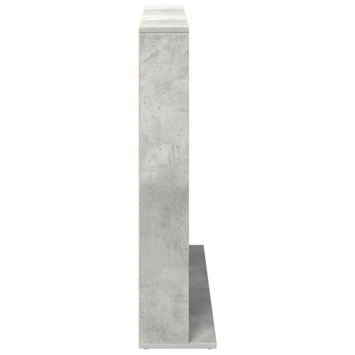 Кабинет за CD 2 бр. Бетонно сиво 65 x 23,5 x 97,5 см
