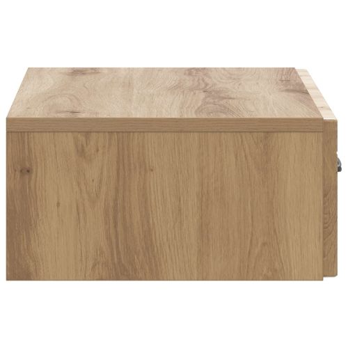 Стенен страничен масичка 59 x 34,5 x 17 см Инженерна дървесина