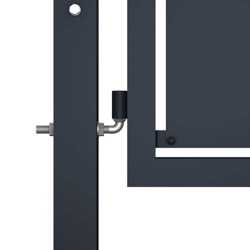 Градинска порта от стомана 300x175 см, антрацит