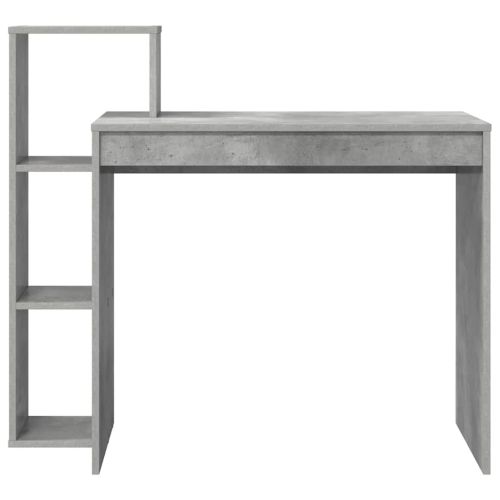 Бюро Циментено сиво Инженерна дървесина 100 x 40 x 90 cm