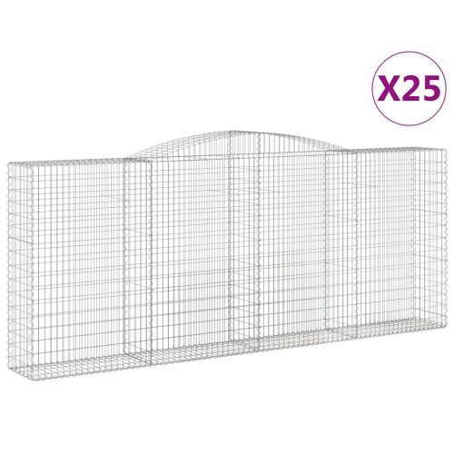 Габионни кошници арка 25 бр 400x50x160/180см поцинковано желязо