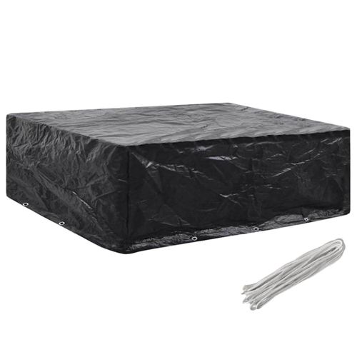 Покривало за градински мебели 8 капси 250x210x90 см