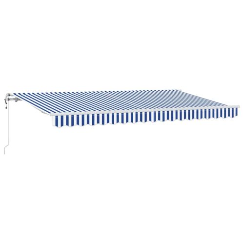 Прибираща се тента Синьо 350 x 200 cm текстил