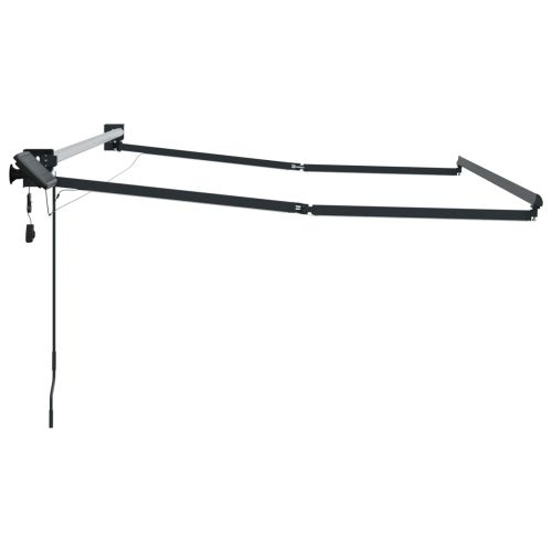 Manual Awning Frame with Solar LED 3 x 2,5 m Антрацит