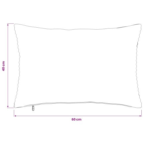 Калъфка за възглавница 2 pcs HEERLEN Кафяво 40 x 60 cm кордурой