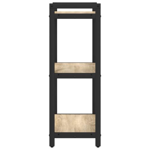 Рафт за книги 40 x 30 x 85 см Инженерна дървесина Сонома дъб