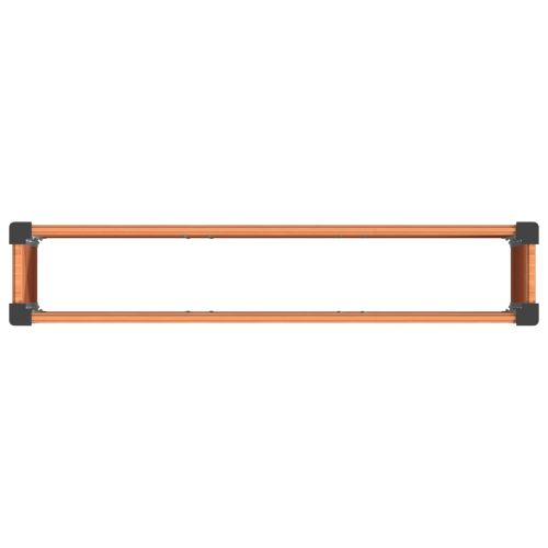 Градинска повдигната леха Кафяво 150 x 30 x 72 см