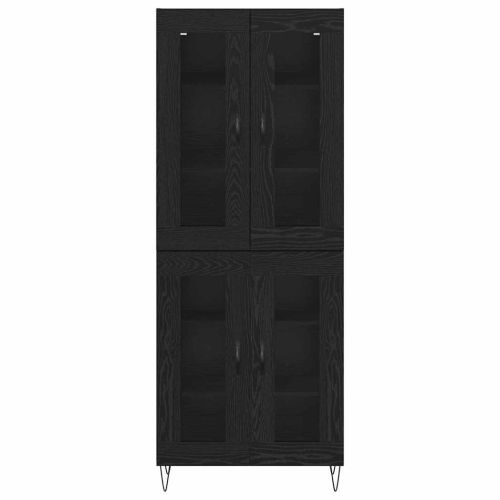 Висок шкаф Черния дъб 69,5 x 34 x 90 см Инженерна дървесина
