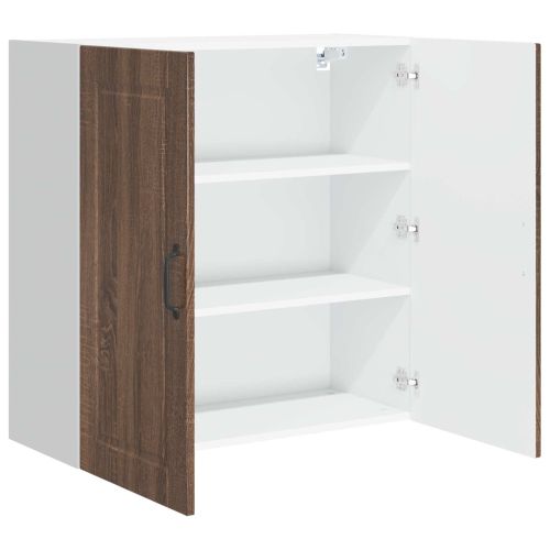 Стенен шкаф PORTO Кафяв дъб 80 x 31 x 80 см Инженерна дървесина