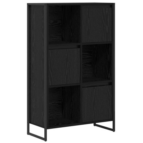 Шкаф за книги 68 x 30 x 108.5 см Инженерна дървесина Черния дъб