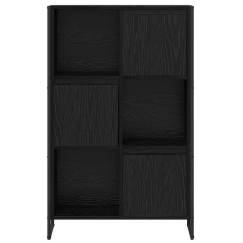 Шкаф за книги 68 x 30 x 108.5 см Инженерна дървесина Черния дъб