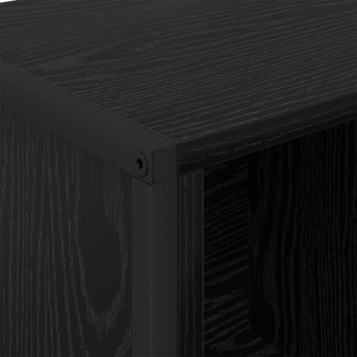 Шкаф за книги 68 x 30 x 108.5 см Инженерна дървесина Черния дъб