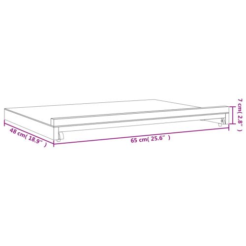Настолен статив 65x48x7 см масивно буково дърво