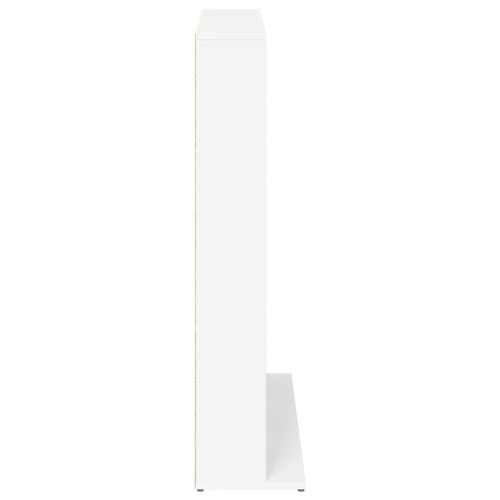 Кабинет за CD Бяло 96 x 23,5 x 97,5 см Инженерна дървесина