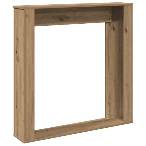 Облицовка за камина дъб артизан 100x20x100 см инженерно дърво