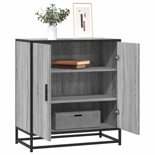 Шкаф Grey Sonoma 68x35x76 cm Изработена дървесина и метал